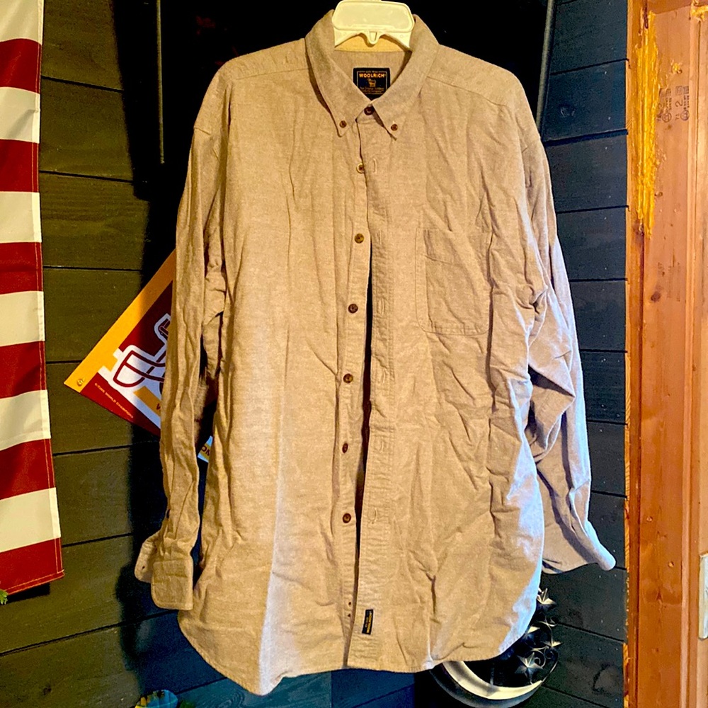 Men’s Woolrich Long Sleeve Button Down Shirt Size 2XL